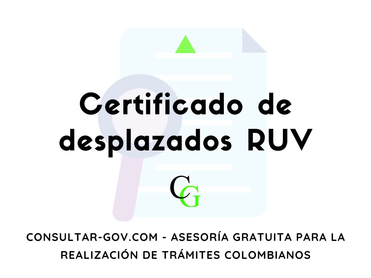 descargar certificado de desplazados carta ruv
