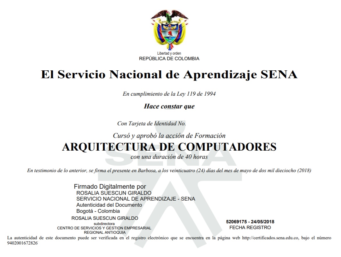 certificado digital sena