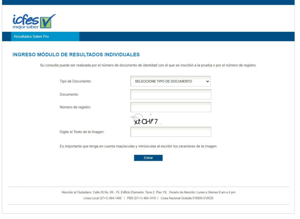 Consultar los resultados Ecaes - Saber pro Consultar-gov